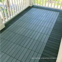 Wholesale Composite Wooden Flooring Tiles Anti-Slip WPC Interlocking Deck Tiles